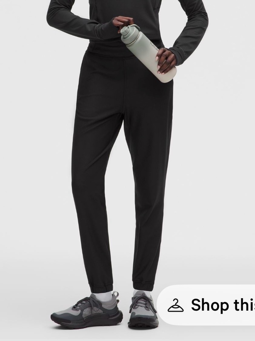 lululemon athletica Adaptive State HighRise fleece Joggers - Black